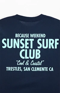 Because Weekend Sunset Surf Club T-Shirt