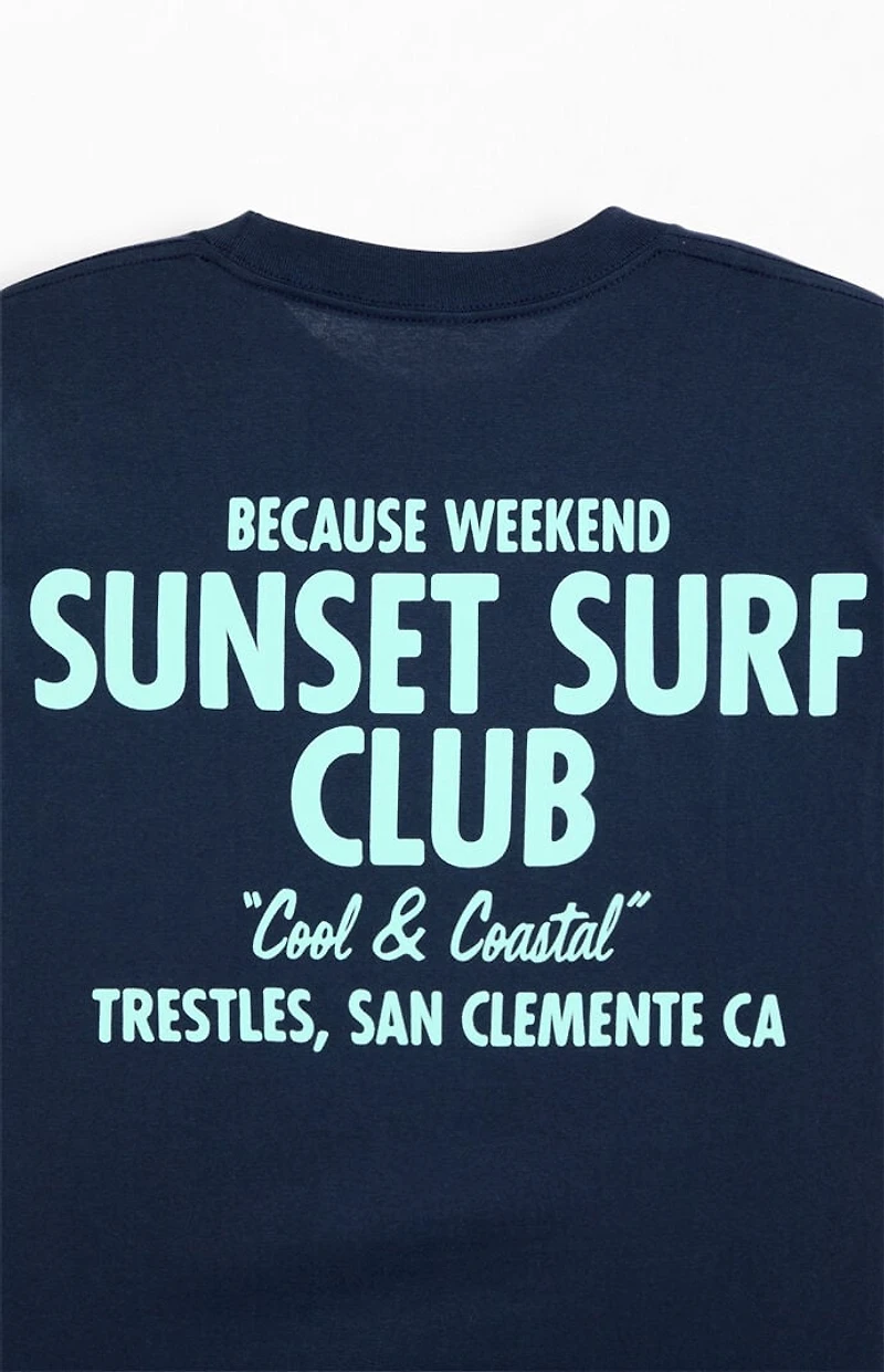 Because Weekend Sunset Surf Club T-Shirt