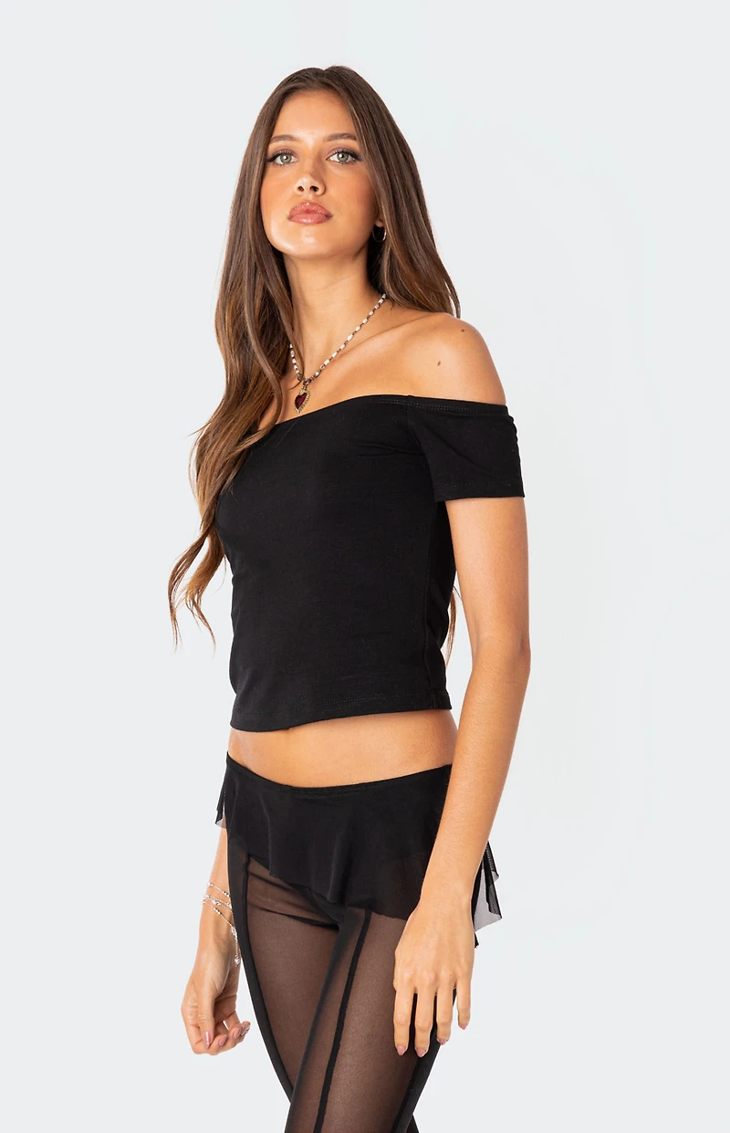 Edikted Trixie Off Shoulder Top