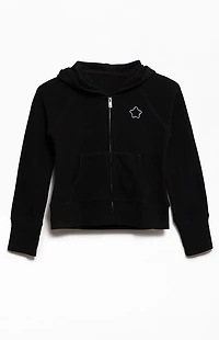 Pacsun Kids Active Knit Star Zip Up Hoodie