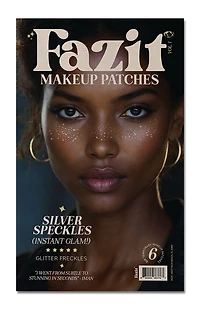 FAZIT BEAUTY Silver Glitter Freckles Makeup Patches