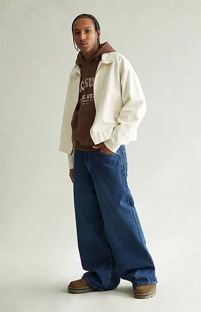 Pacsun Ryder Ultra Baggy Jeans Dark Blue