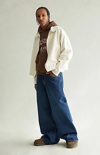 Pacsun Ryder Ultra Baggy Jeans Dark Blue