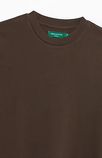 FIELD OF STUDY by Pacsun Brown Muscle T-Shirt