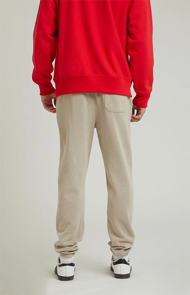 Pacsun Cream Fleece Sweatpants