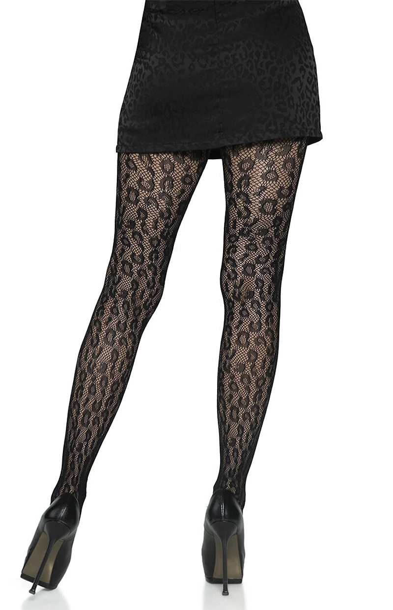 Leg Avenue Costume Leopard Net Tights