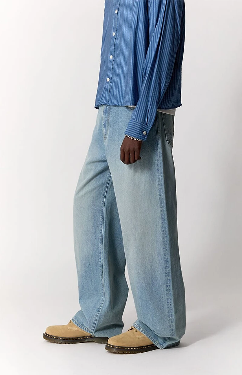 Pacsun Blake Extreme Baggy Jeans Light Blue Wash