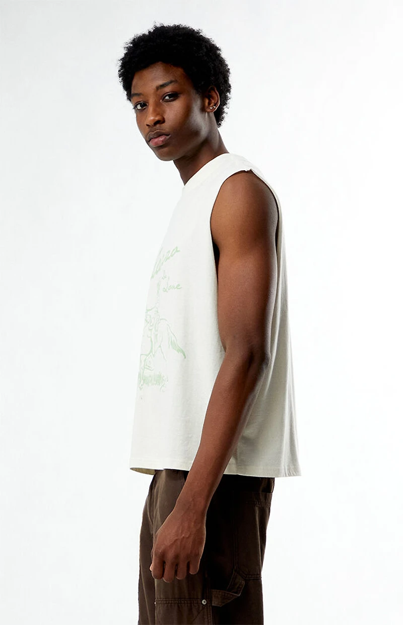 Pacsun De Leone Cutoff Muscle T-Shirt