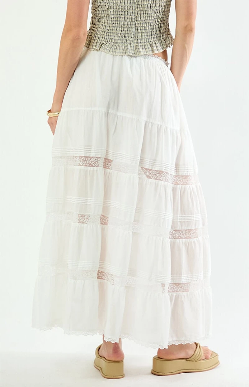 Steve Madden Elisse Lace Maxi Skirt