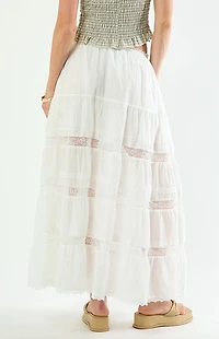 Steve Madden Elisse Lace Maxi Skirt