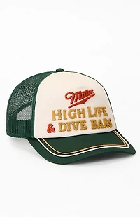 American Needle Miller High Life & Dive Bars Trucker Hat