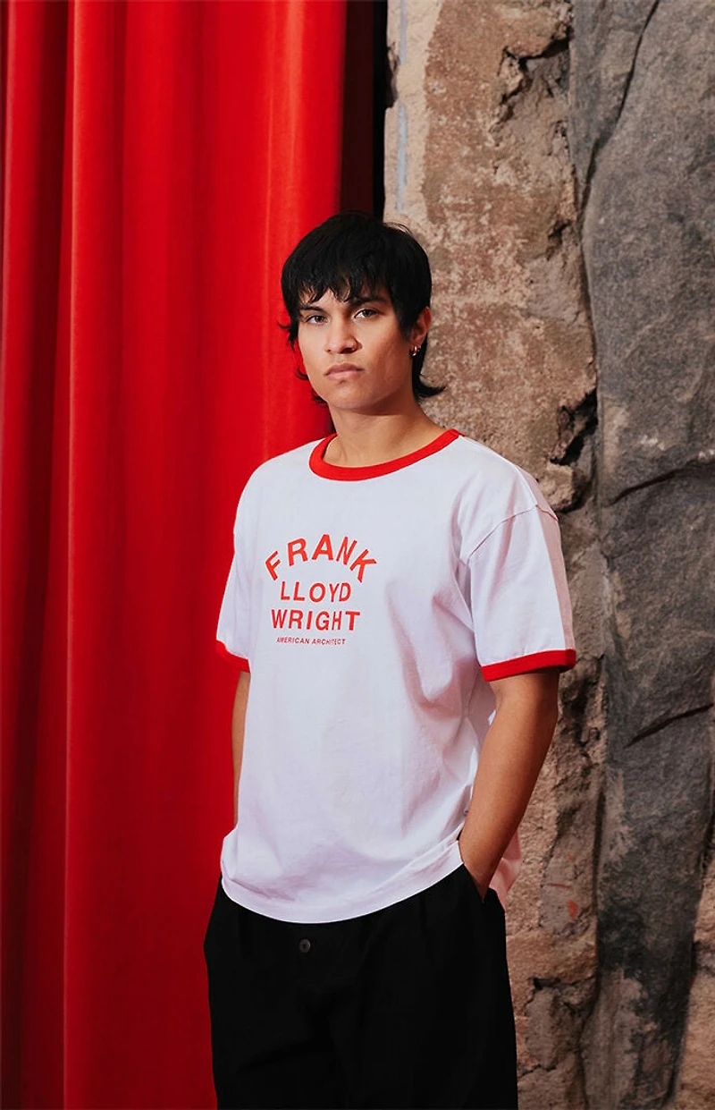 Frank Lloyd Wright Baseball Ringer T-Shirt