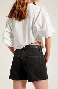 Pacsun Sophie Denim Mom Shorts Black