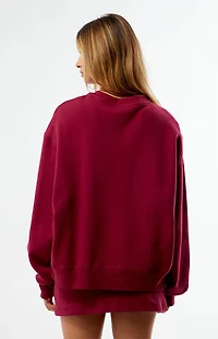 WILD COLLECTIVE x Pacsun ASU Applique Crew Neck Oversized Sweatshirt