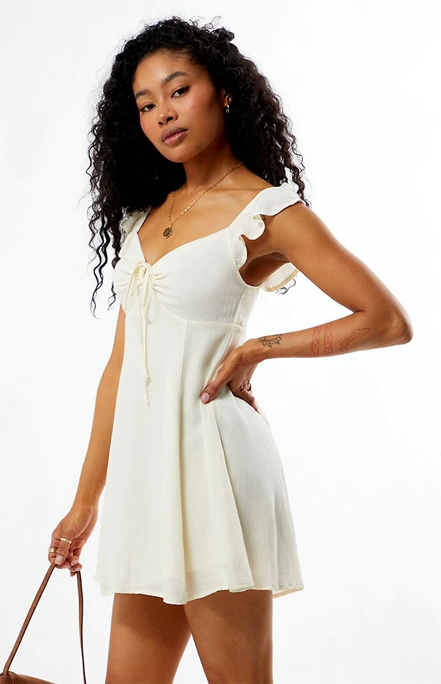 la hearts keyhole babydoll mini dress LA Hearts Keyhole Babydoll Mini Dress