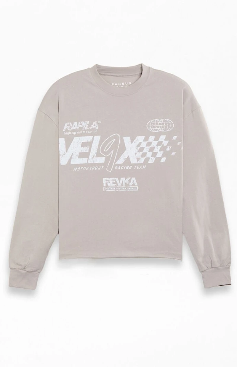 Pacsun Ruthless Cropped Long Sleeve T-Shirt