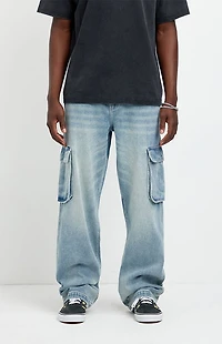 Pacsun Dylan Baggy Jeans Cargo Light Blue