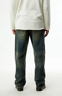 Pacsun Dylan Baggy Jeans Dark Blue Tint