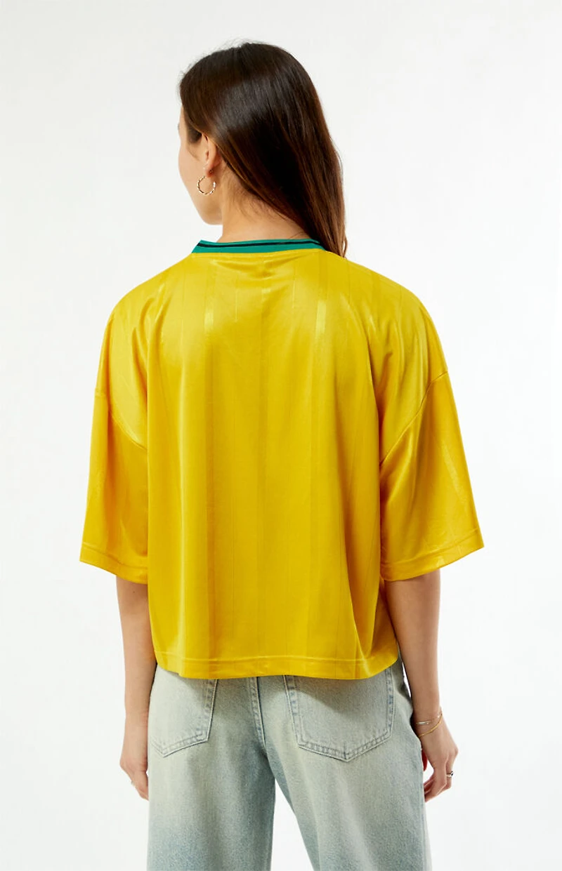 adidas Yellow House of Tiro Nations Short Sleeve Jersey