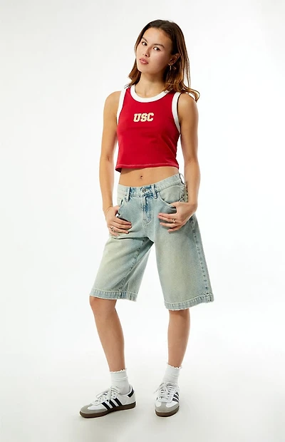 WILD COLLECTIVE x Pacsun USC Trojans Cropped Tank Top