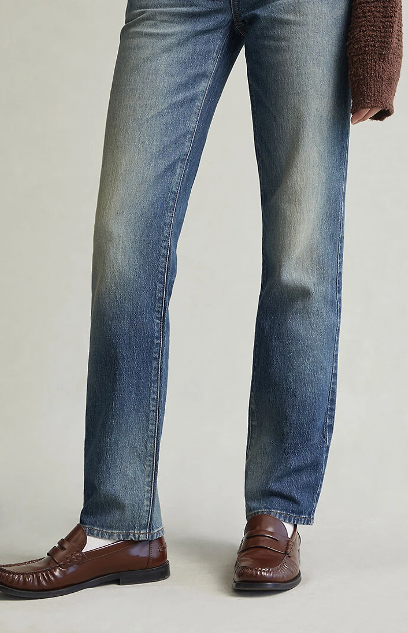 Pacsun Slim Jeans Stretch Tint Dark Blue