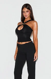 Tiger Mist Finch Halter Top