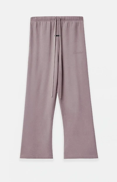 Fear of God ESSENTIALS Women's Faded Mauve Signature Classic Fit Flare Sweatpants