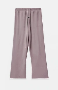Fear of God ESSENTIALS Women's Faded Mauve Signature Classic Fit Flare Sweatpants