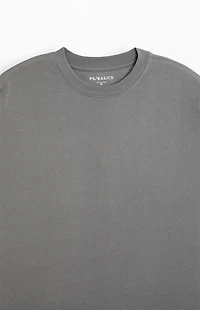 PS Basics Charcoal Basic Oversized T-Shirt