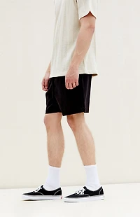 Pacsun Black Twill Volley Shorts