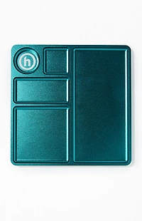 Hidden NY Teal Square Tray