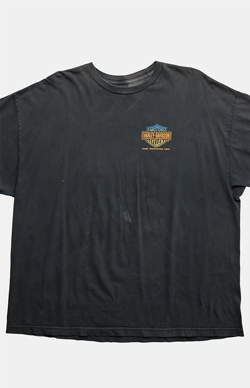 PS VINTAGE 2000s Black Harley Davidson  T-Shirt
