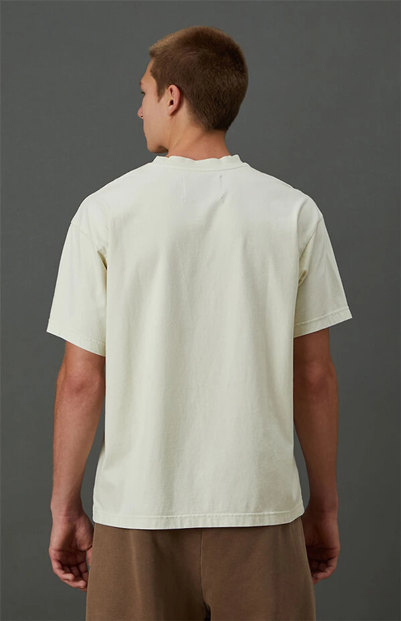 A.R.C. Off White Vintage Wash Heavyweight Oversized T-Shirt