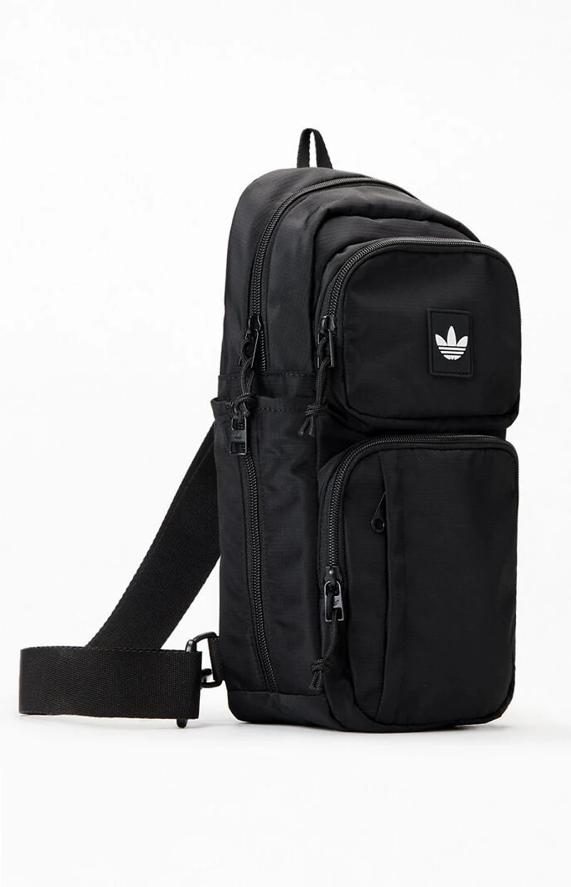 adidas Black Utility 4 Sling Bag