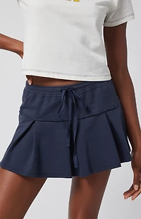 Pacsun Pleated Knit Mini Skirt