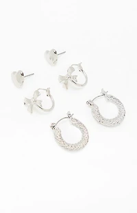 LA Hearts 3 Pack Harlow Earrings