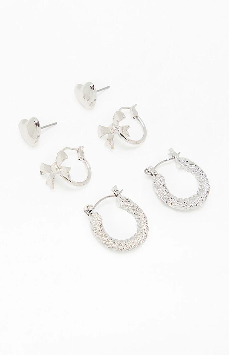 LA Hearts 3 Pack Harlow Earrings
