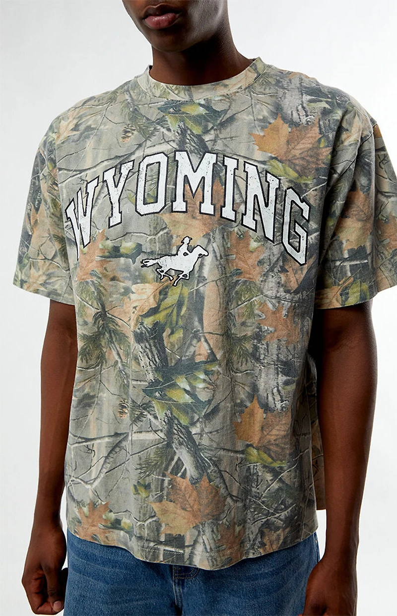 Pacsun Wyoming Camo Tree T-Shirt