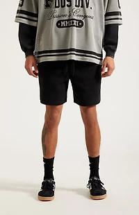Pacsun Fleece Black Sweat Shorts