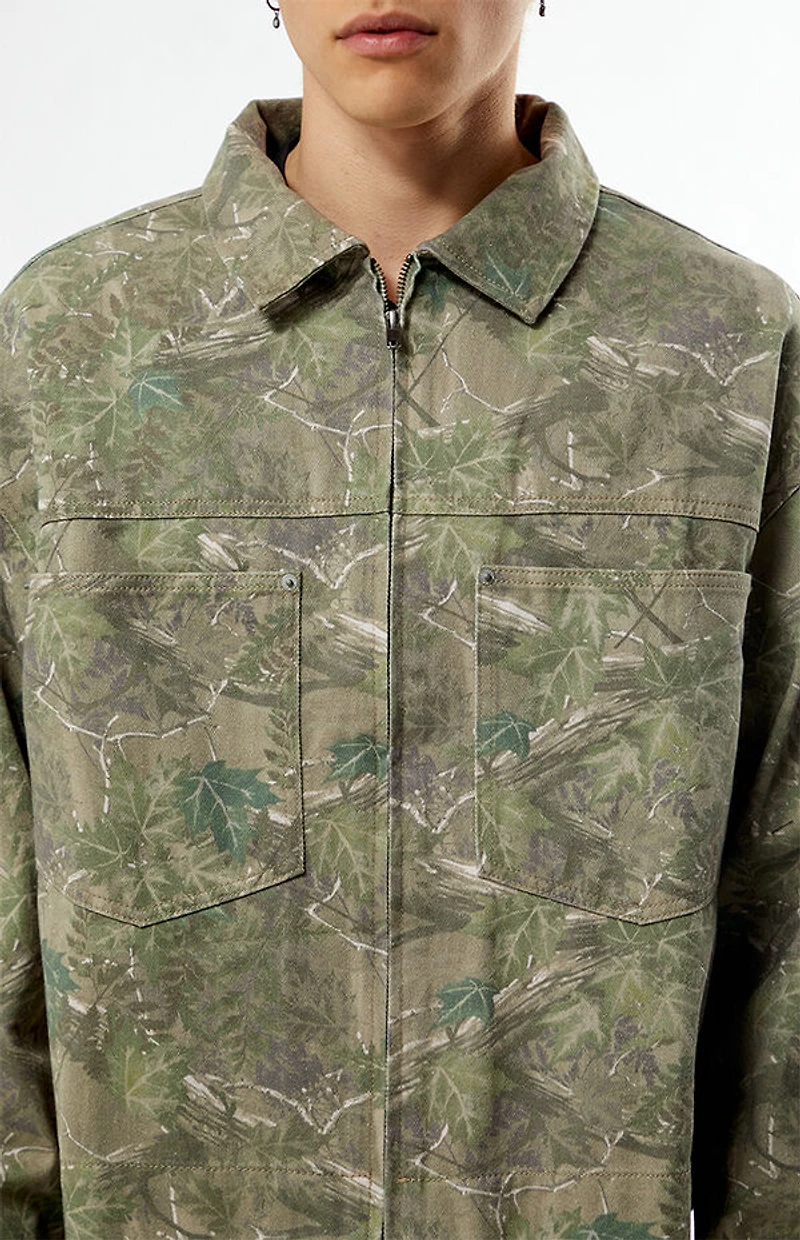 Pacsun Camo Billie Gas Jacket