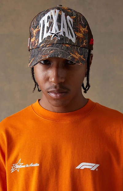 Formula 1 x Pacsun United States Grand Prix 2025 Austin Texas Camo Trucker Hat