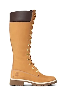 Timberland Women's Wheat Premium 14inch Lace-Up Waterproof Boots