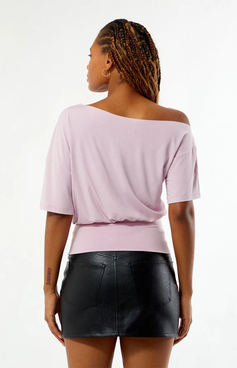 Your Favorite Stacy Cinched Waist Short Sleeve Top