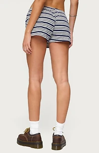 Edikted Glennon Striped Shorts