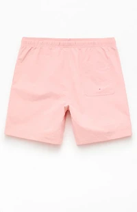Pacsun Pink Collegiate 6.5" Swim Trunks