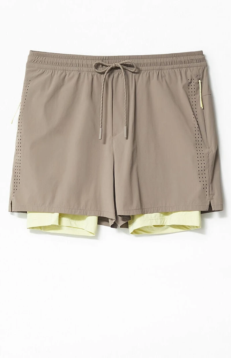 A.R.C. Active Green Running Shorts