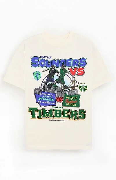 MLS Seattle Sounders Vs Portland Timbers T-Shirt