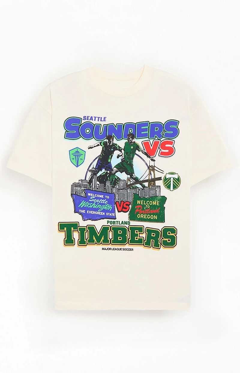 MLS Seattle Sounders Vs Portland Timbers T-Shirt