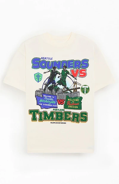 MLS Seattle Sounders Vs Portland Timbers T-Shirt