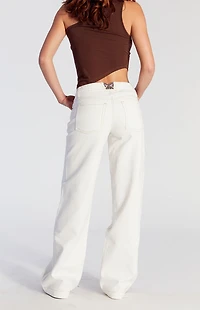 Pacsun Casey Low Rise Baggy Jeans Butterfly Stamp